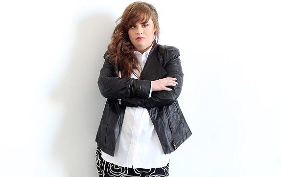 Photo: Jamie Brewer, styled by Stephanie Thomas, in MagnaReady: Julie Mendez for Cur8able
