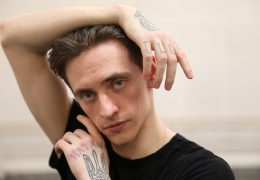FILE PHOTO: Russian ballet dancer Sergei Polunin rehearses at the Royal Opera House for the Project Polunin show in London, Britain, March 1, 2017. REUTERS/Neil Hall/File Photo