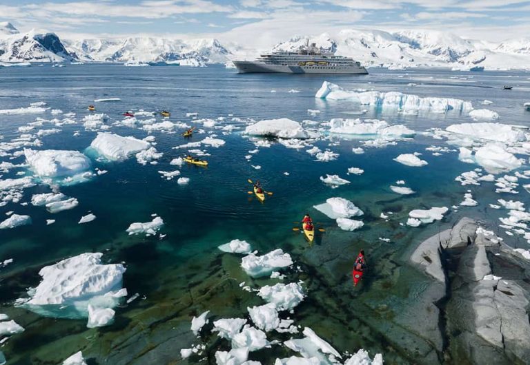 Kayaking in stunning Neko Harbour.