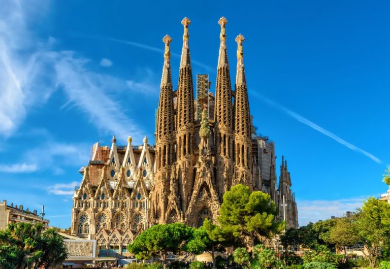 Sagrada Familia Cathedral in Barcelona, Spain