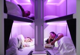 The Skynest offers Economy passengers the opportunity to lie down and get some rest in their own private 'pod'