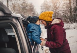 Winter road trip with my mom