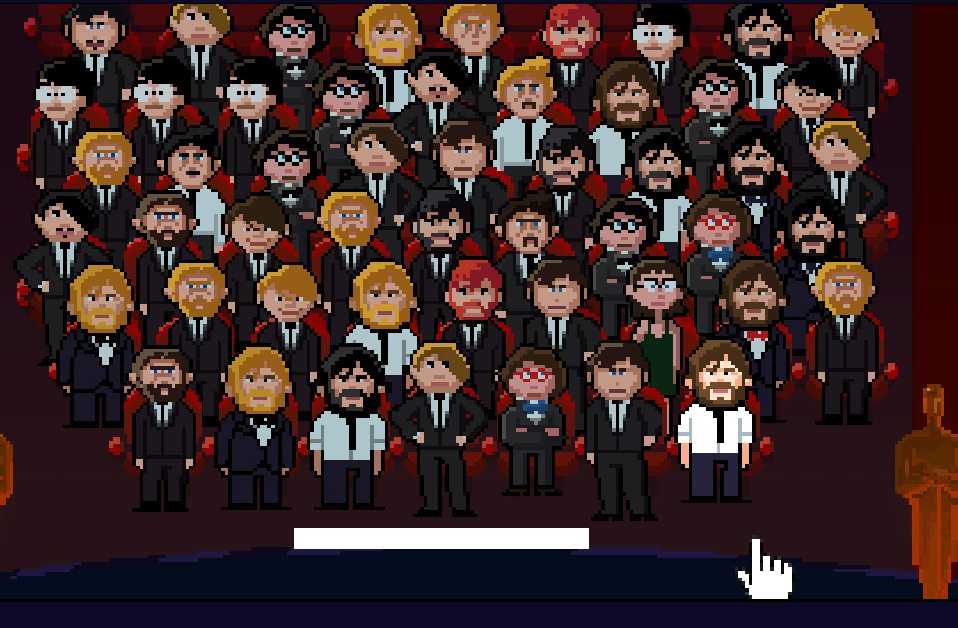 'Find the black Nominee' Bonus game from Leo's Red Carpet Rampage