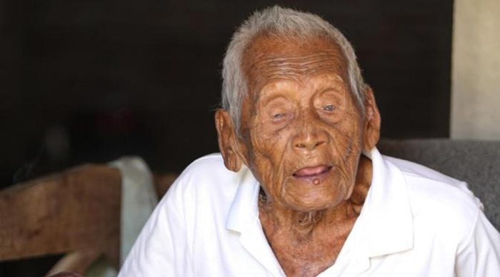 Mbah Gotho, from Java, may be the world's longest living human if records can be independently verified.