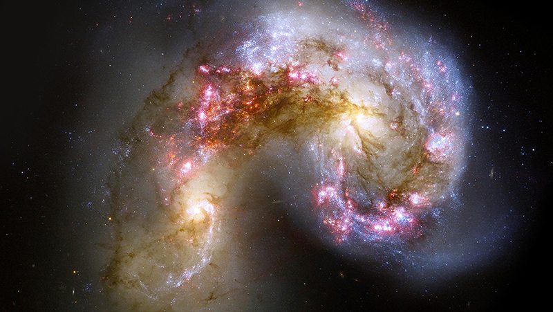 The Antennae Galaxies.