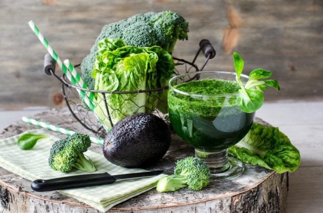 A morning smoothie full of dark leafy greens and colourful fruits easily gets vital nutrients into your day. ISTOCK