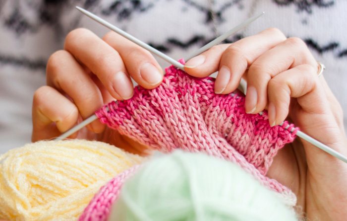 The health benefits of knitting