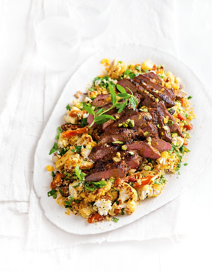 Moroccan Lamb with Cauliflower Couscous | MiNDFOOD