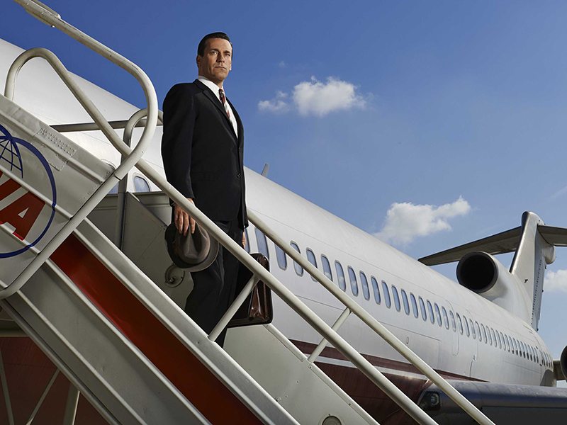 Jon Hamm in a promotional shot for season 7 of Mad Men. 