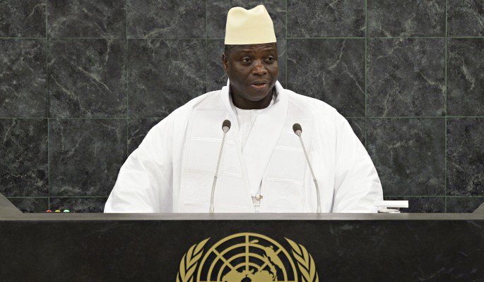 Gambian President Yahya Jammeh. REUTERS/Andrew Burton/Pool