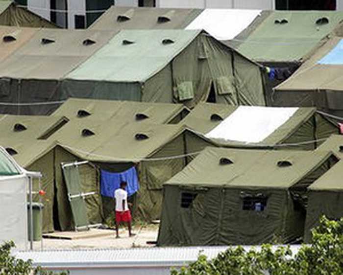 Nauru's detention centre: a veteran nurse described it as 'like a concentration camp'.
