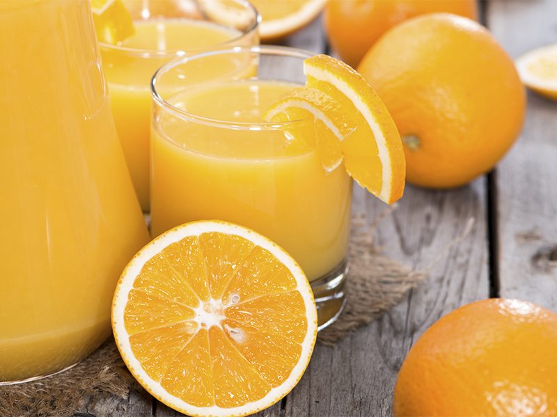 Orange juice may help brain function