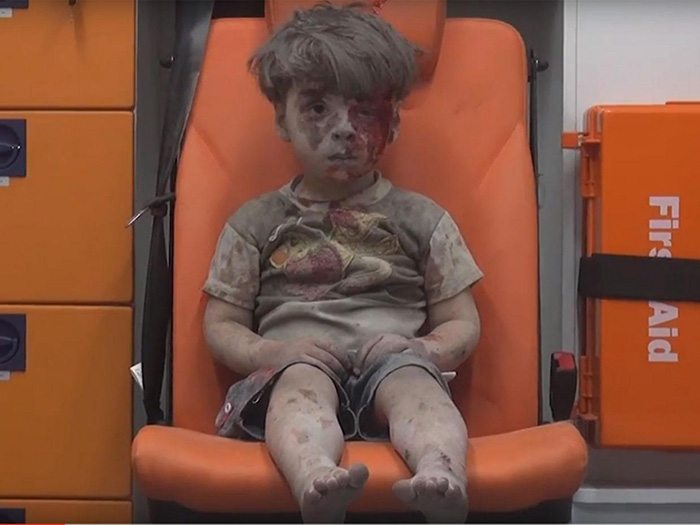 Omran, the boy on the orange chair, has woken the world to what is happening to Aleppo's children.