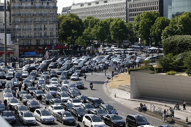 Paris traffic.
REUTERS/Charles Platiau 