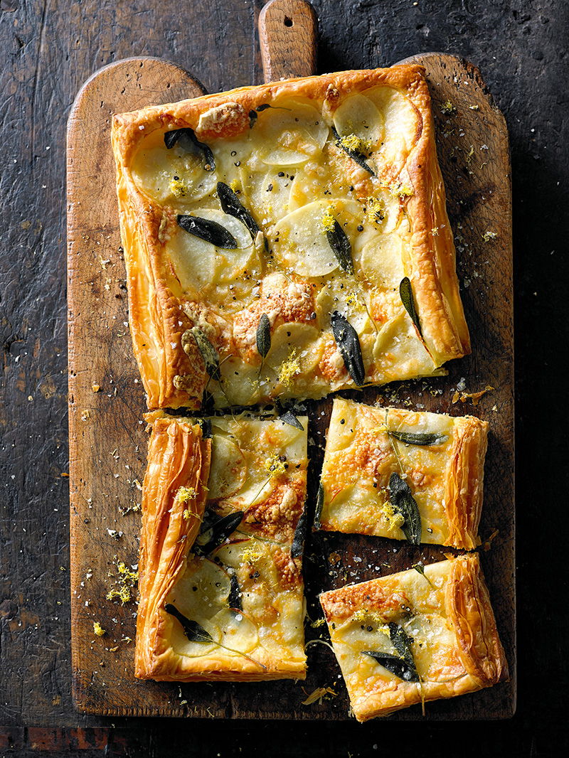 Potato, Sage & Fontina Tart