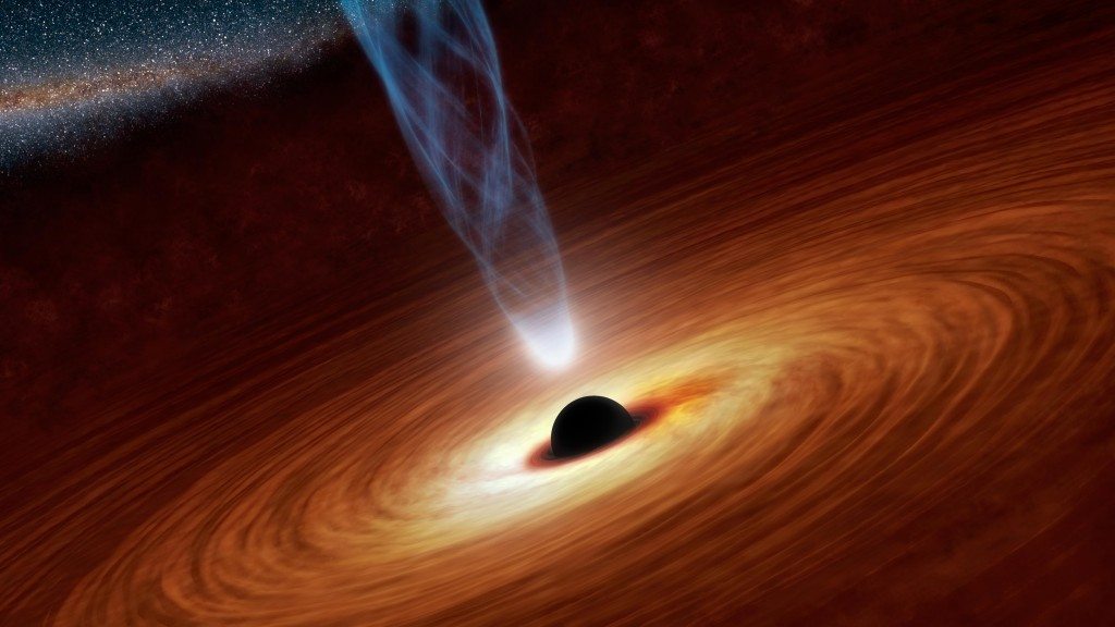 An artist's concept illustrates a supermassive black hole with millions to billions times the mass of our sun. REUTERS/NASA/JPL-Caltech/Handout
