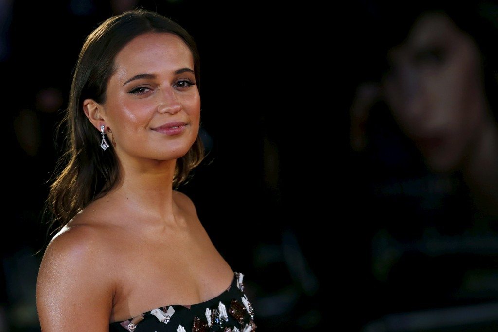 Alicia Vikander at the UK premiere of "The Danish Girl" at Leicester Square in London. REUTERS/Luke MacGregor