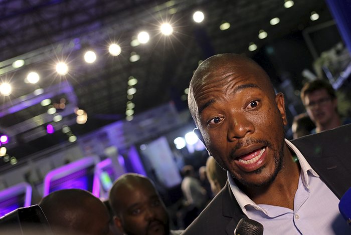 South Africa's Democratic Alliance leader Mmusi Maimane describes his party's election gains as transforming the country's politics. Photo: Reuters