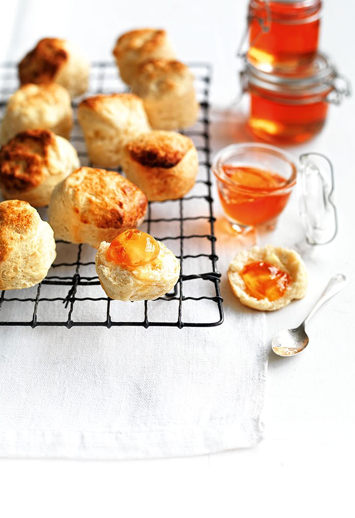 Buttermilk Scones with Quince Jelly
