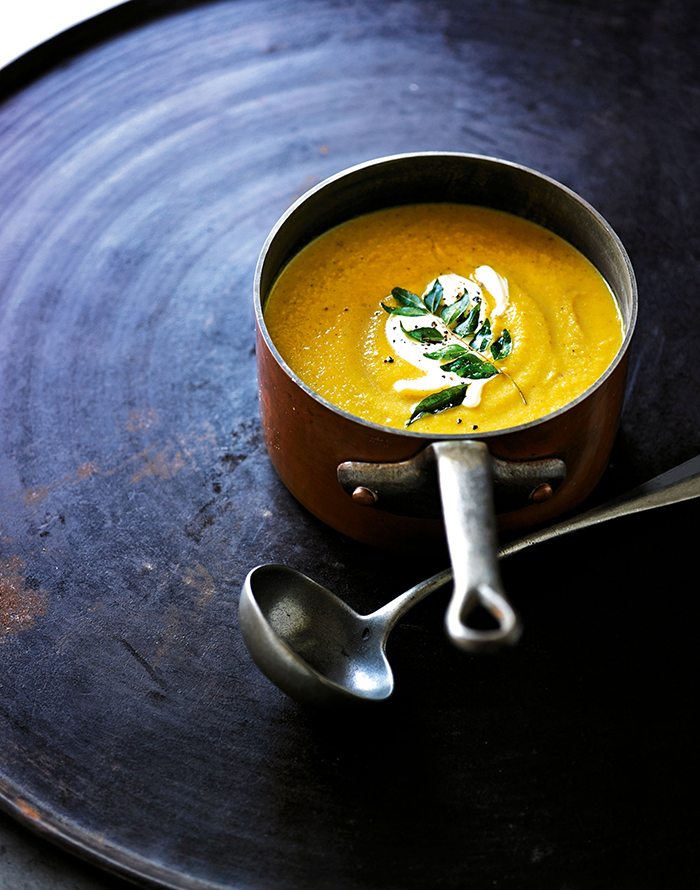 Indian Spiced Cauliflower and Dhal Soup