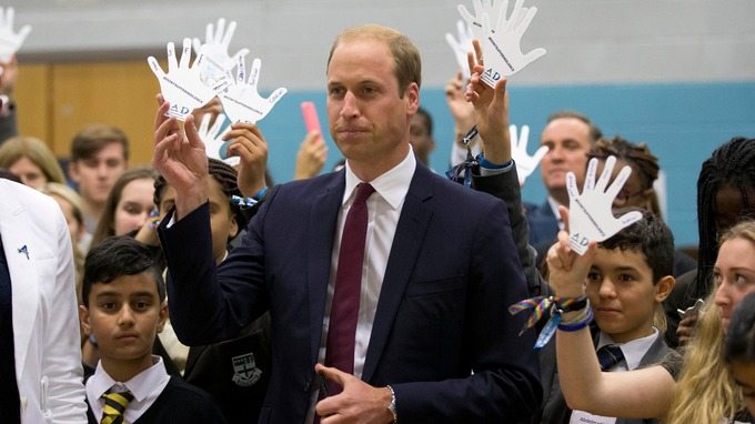 Prince William lends his support to anti-bullying campaign