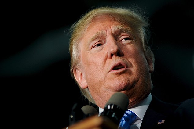 US Republican presidential candidate Donald Trump. REUTERS/Mark Kauzlarich 