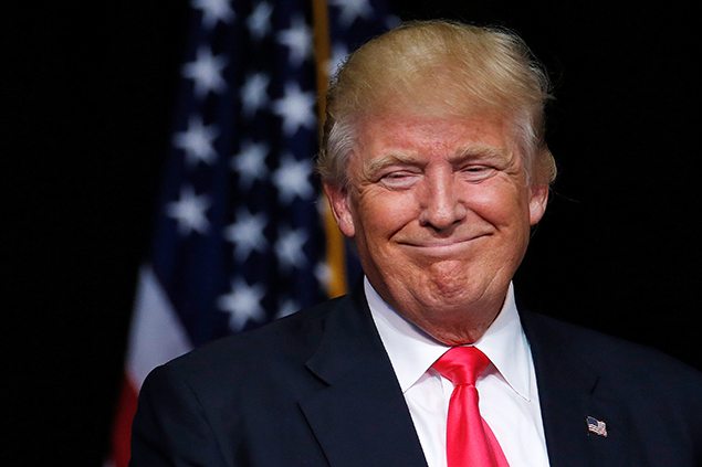 Republican presidential nominee Donald Trump.  REUTERS/Carlo Allegri.