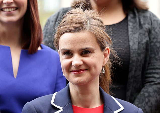 British MP Jo Cox is seen in Westminster May 12, 2015. REUTERS