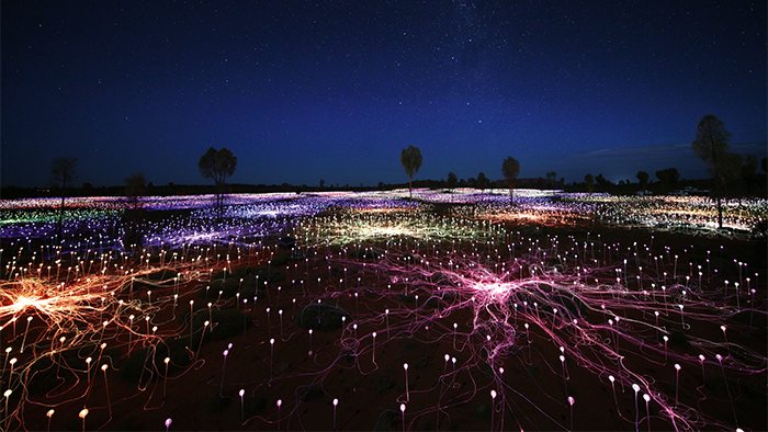 Uluru Field of Light Art Bruce Munro