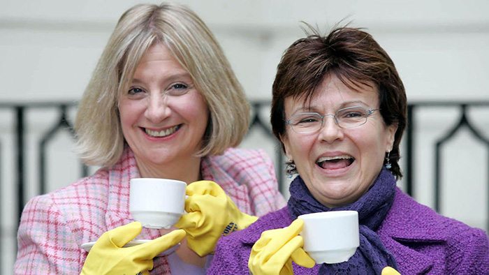 Victoria Wood and Julie Walters