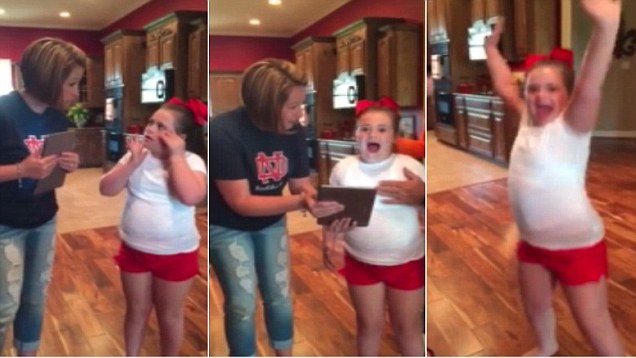 Watch this little girl’s dream come true