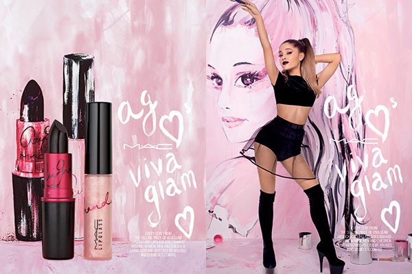 Ariana Grande Announced as new face of M.A.C’s Viva Glam Campaign
