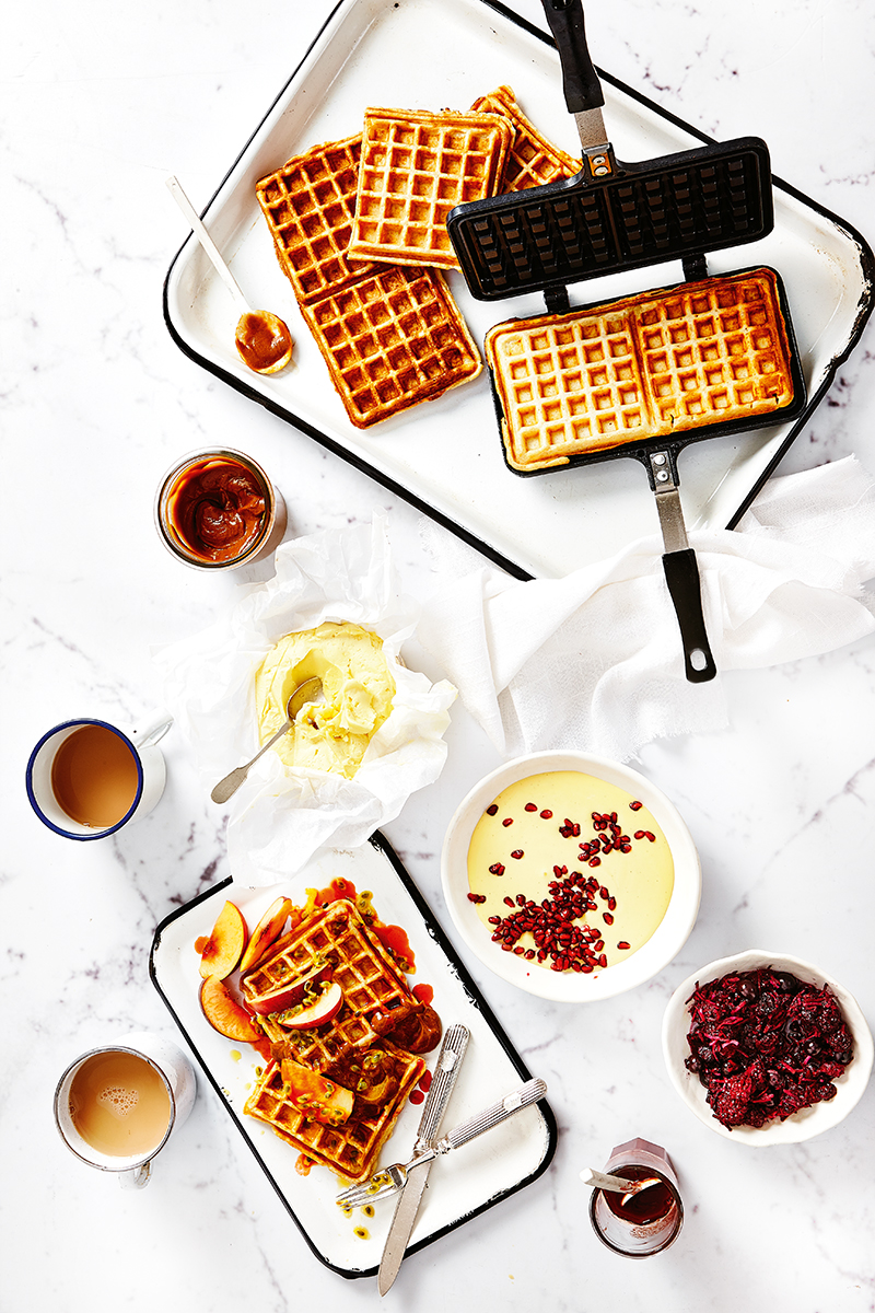 Gluten-Free Ricotta & Vanilla Waffles