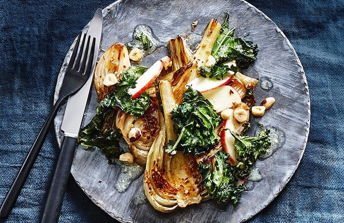 Roasted Winter Salad with Lemon and Chilli